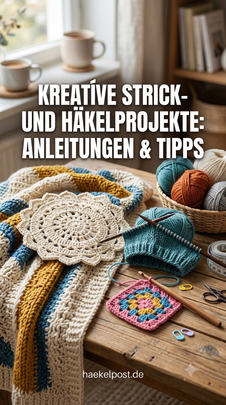 Kreative Strick- und Häkelprojekte: Anleitungen & Tipps