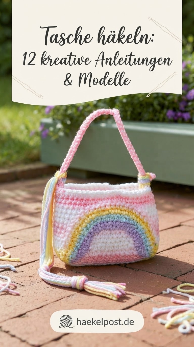 Tasche häkeln: 12 kreative Anleitungen & Modelle