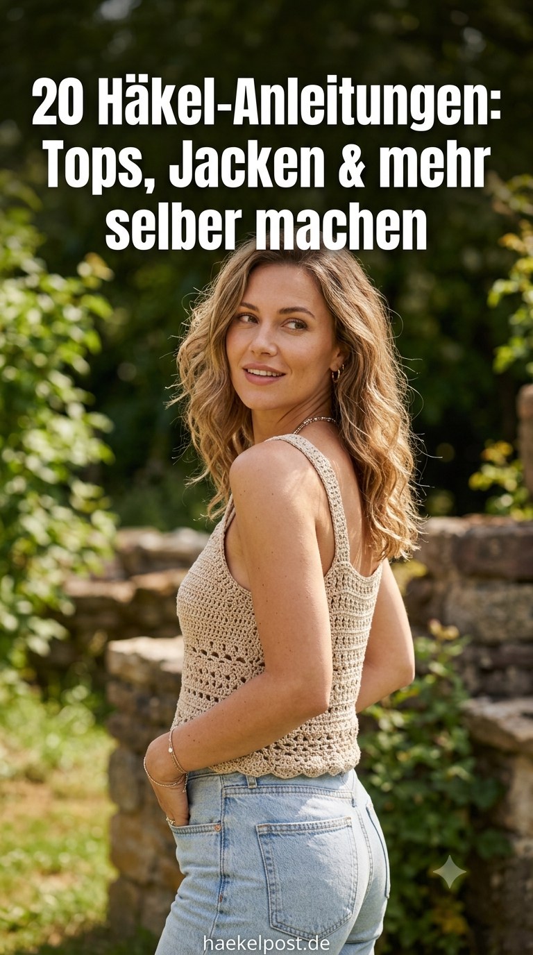 20 Häkel-Anleitungen: Tops, Jacken & mehr selber machen