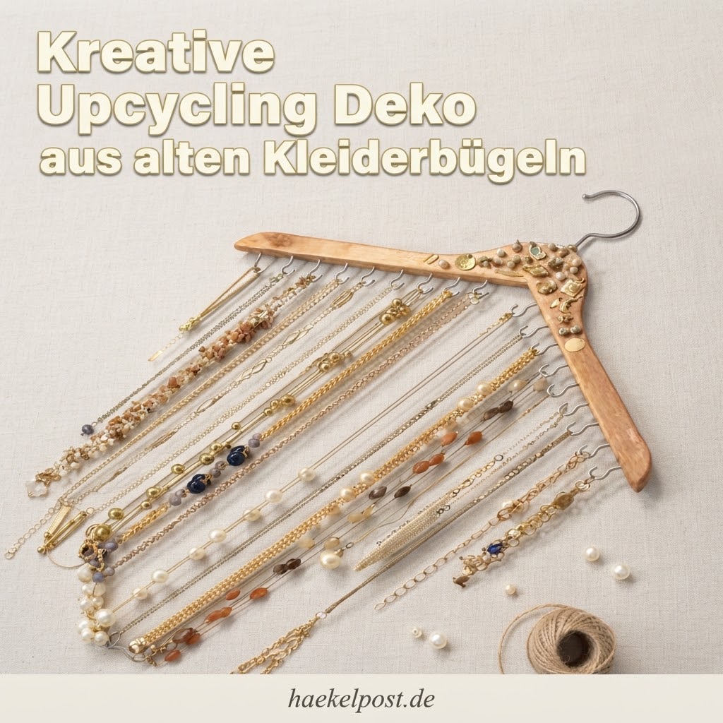 Kreative Upcycling Deko aus alten Kleiderbügeln