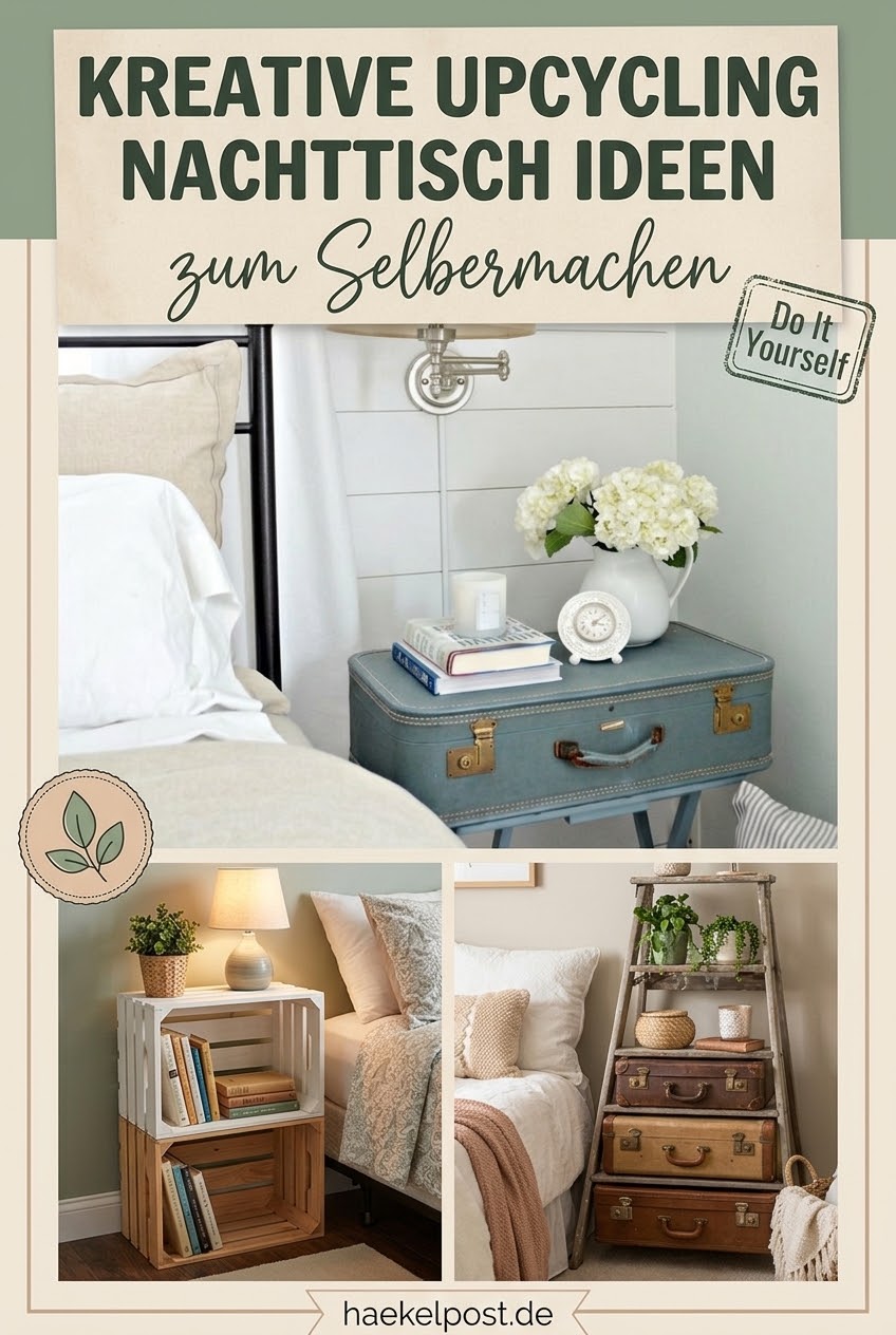 Kreative Upcycling Nachttisch Ideen zum Selbermachen