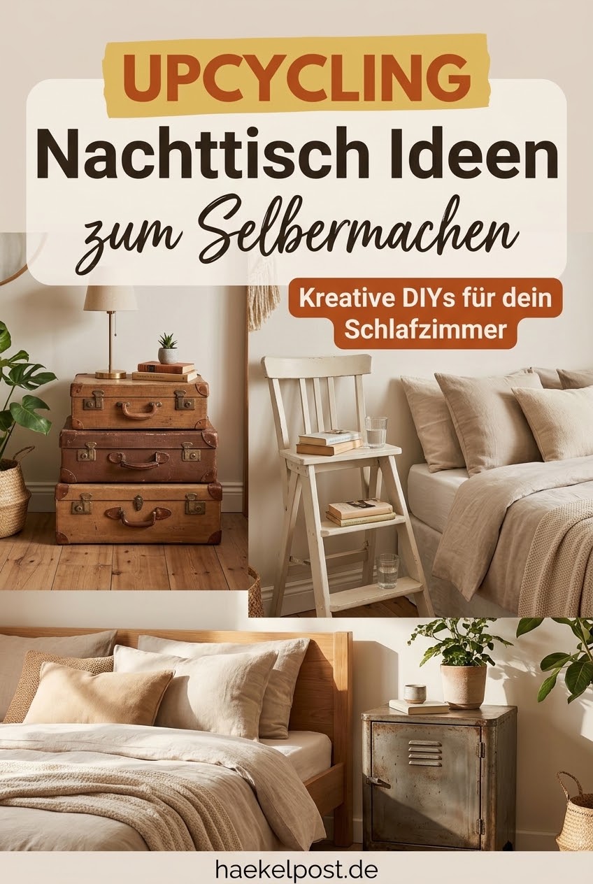 Upcycling Nachttisch Ideen zum Selbermachen