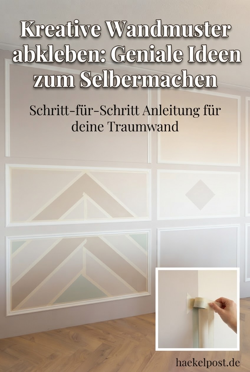 Kreative Wandmuster abkleben: Geniale Ideen zum Selbermachen