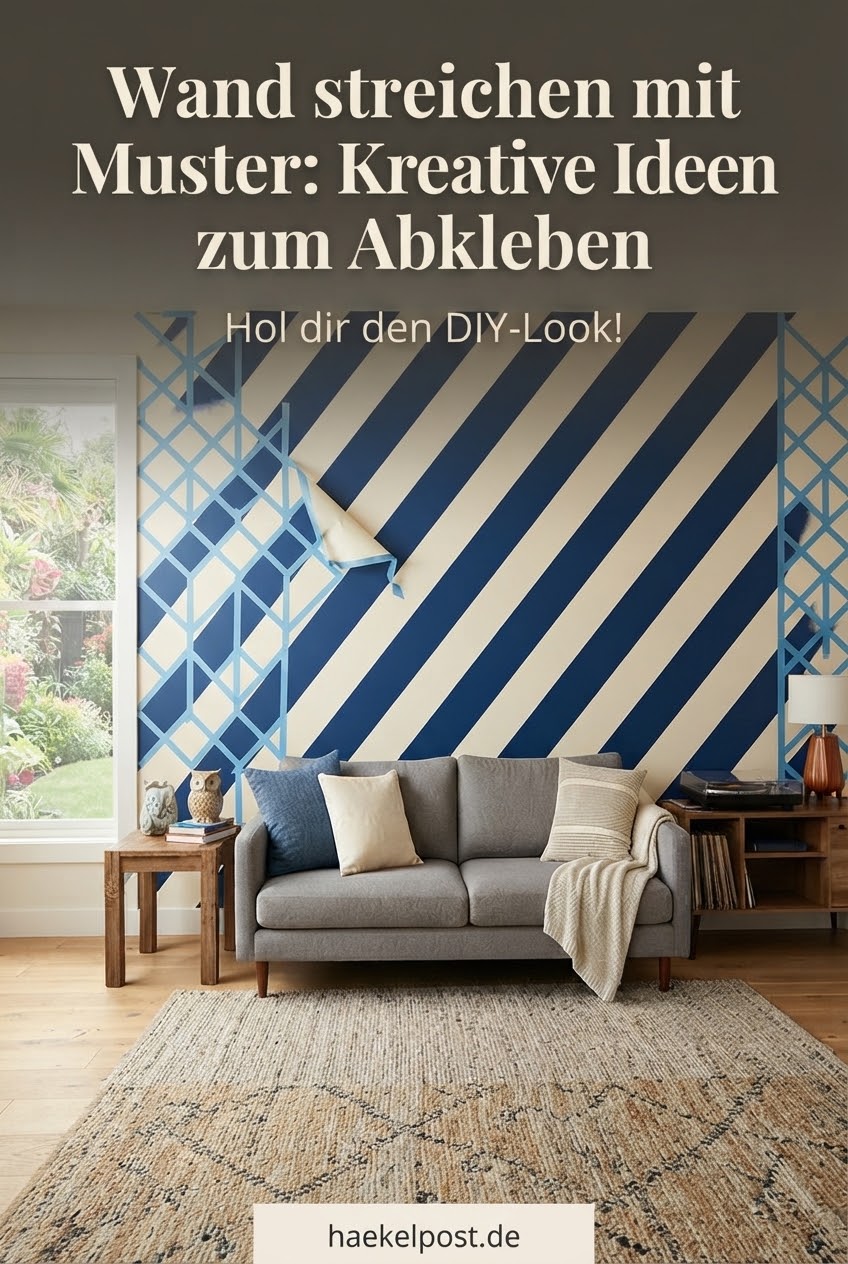 Wand streichen mit Muster: Kreative Ideen zum Abkleben