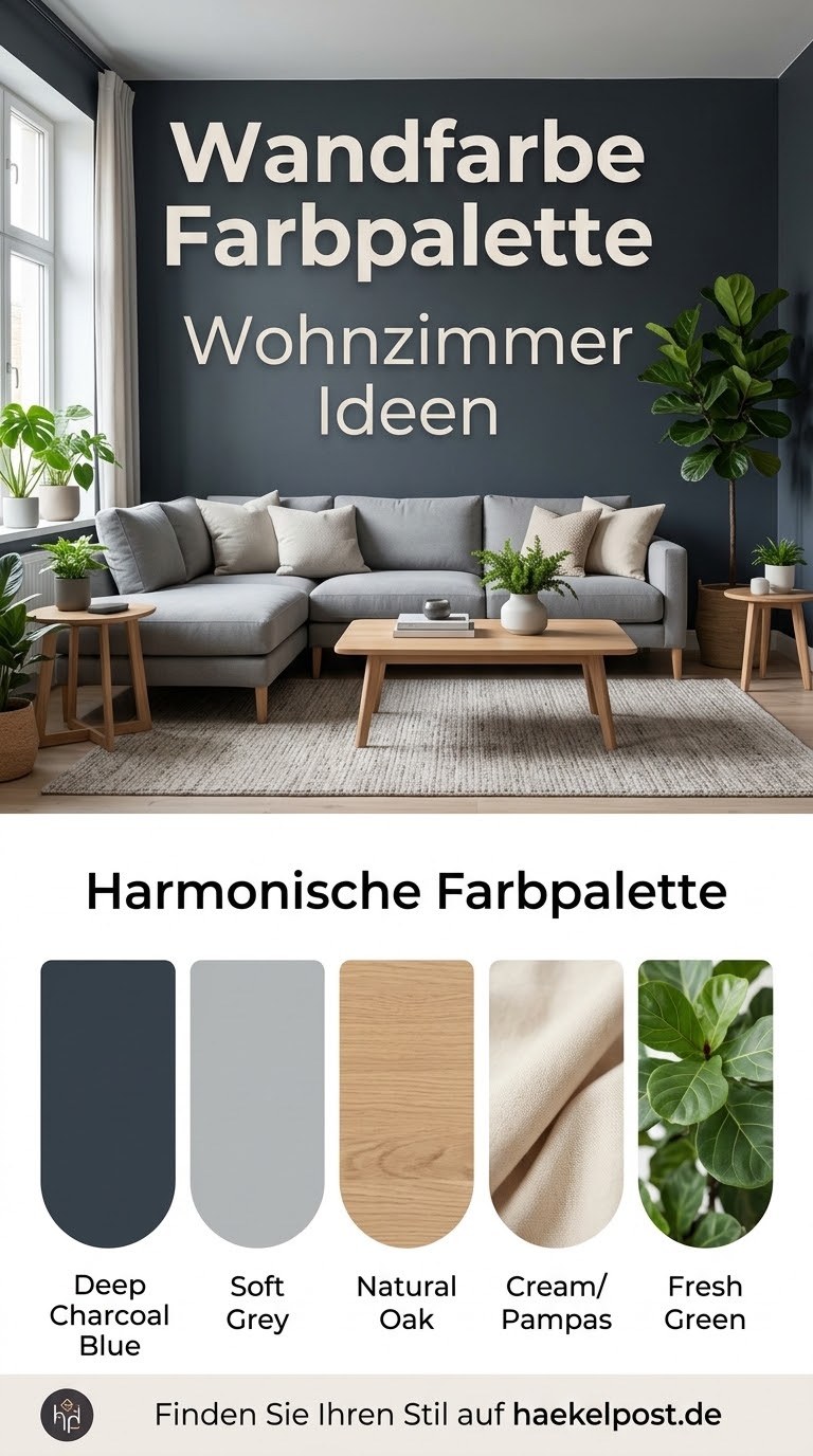 Wandfarbe Farbpalette Wohnzimmer Ideen