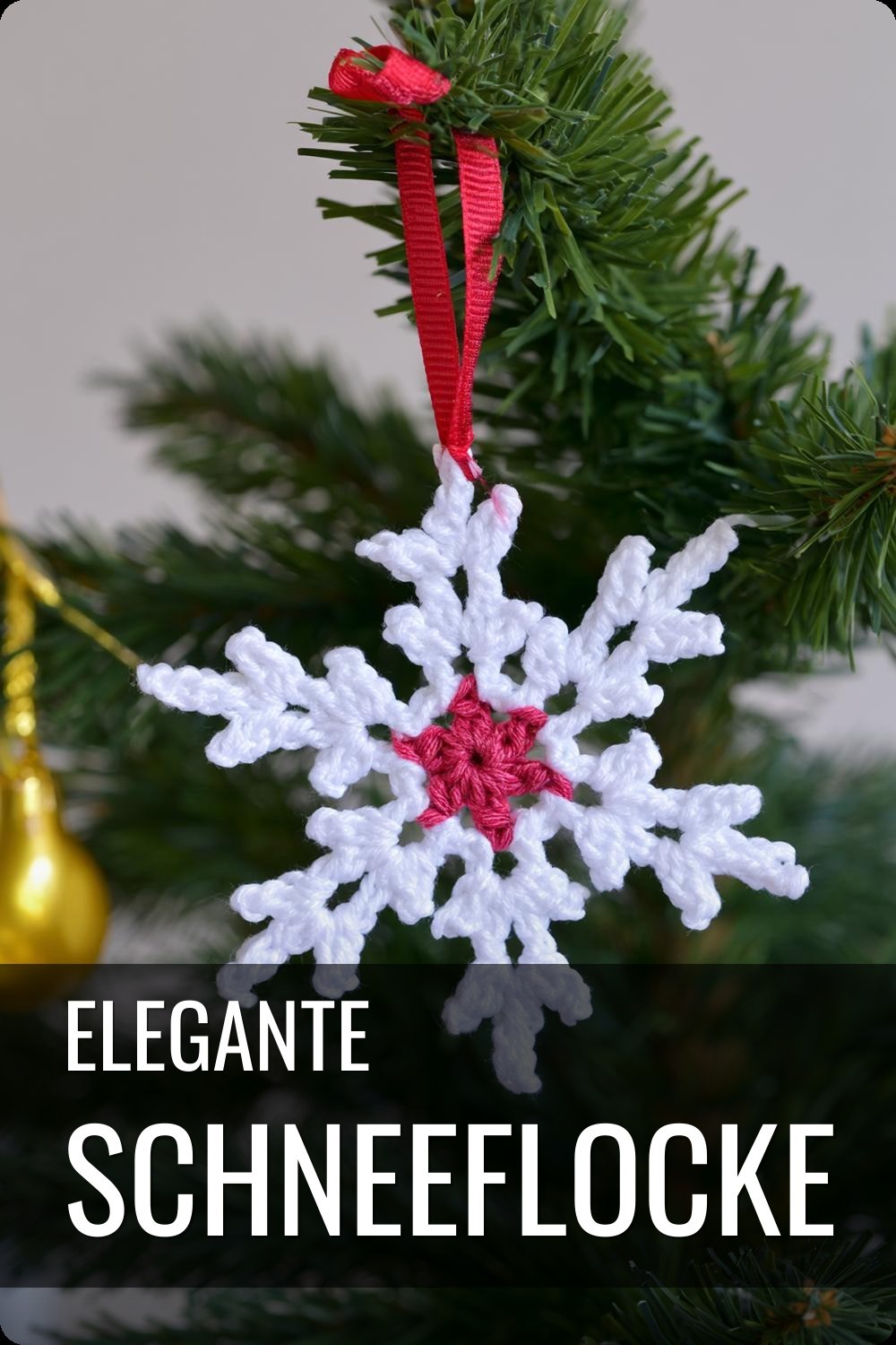 Elegante Schneeflocke
