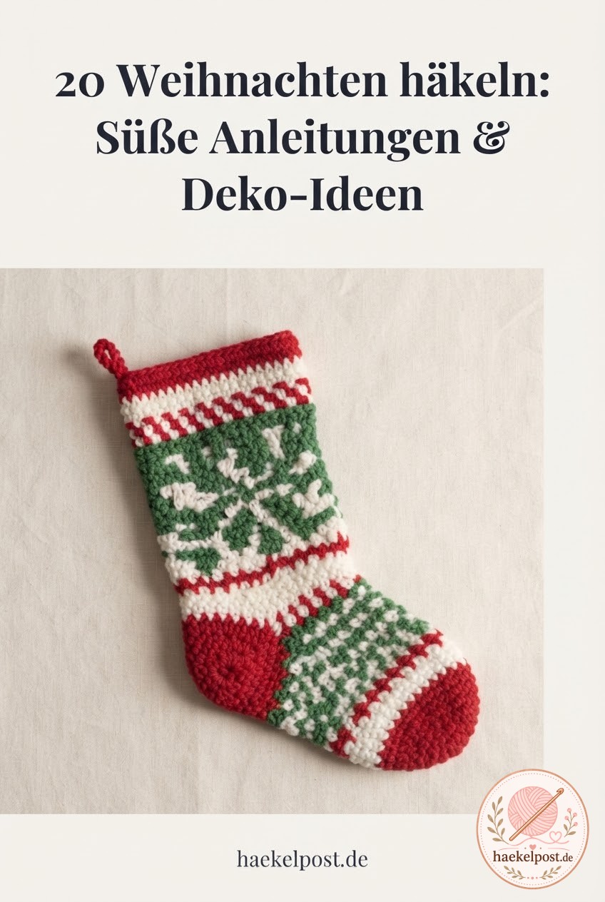 20 Weihnachten häkeln: Süße Anleitungen & Deko-Ideen