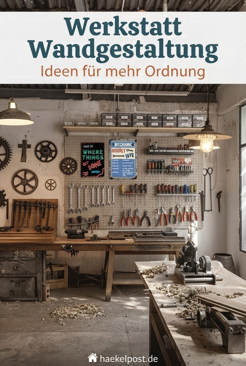 Werkstatt Wandgestaltung Ideen für mehr Ordnung