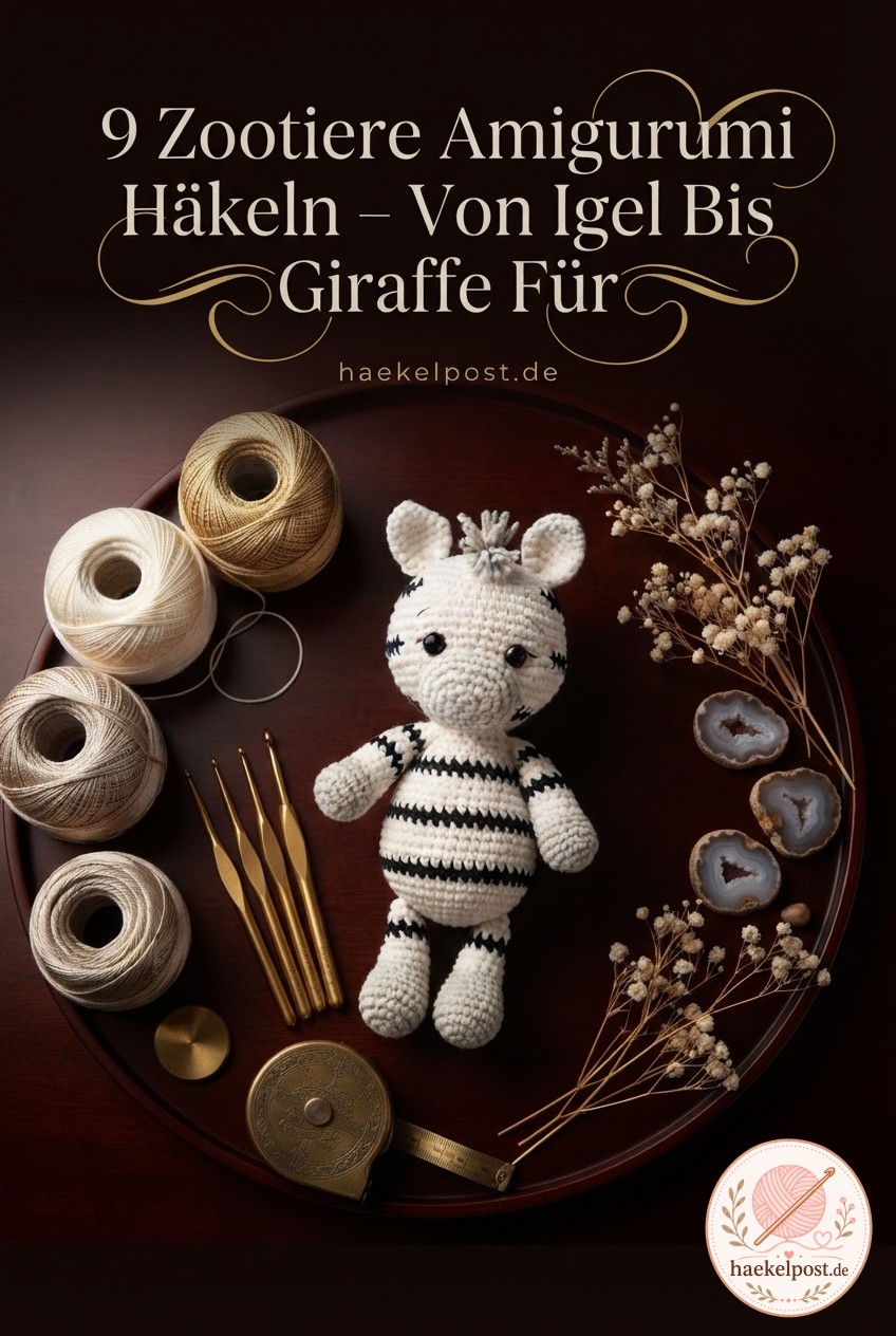 9 Zootiere Amigurumi Häkeln – Von Igel Bis Giraffe Für