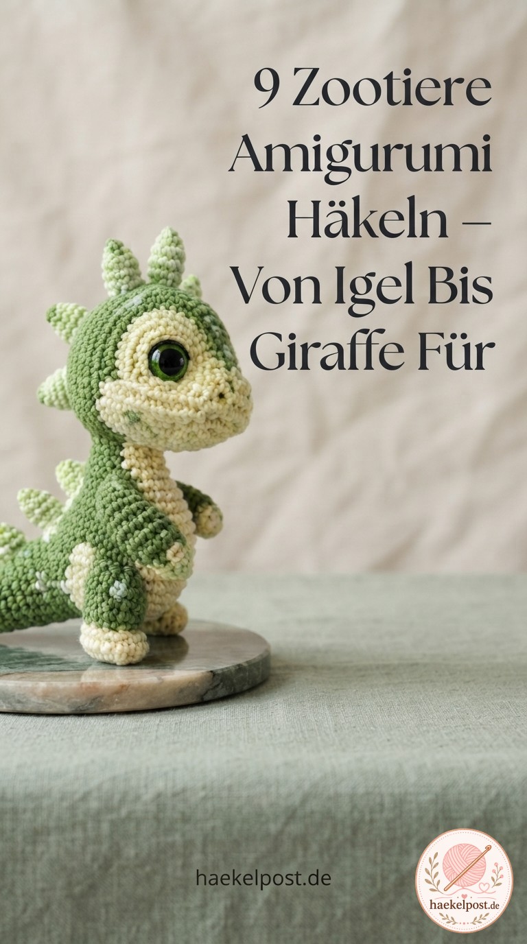 9 Zootiere Amigurumi Häkeln – Von Igel Bis Giraffe Für