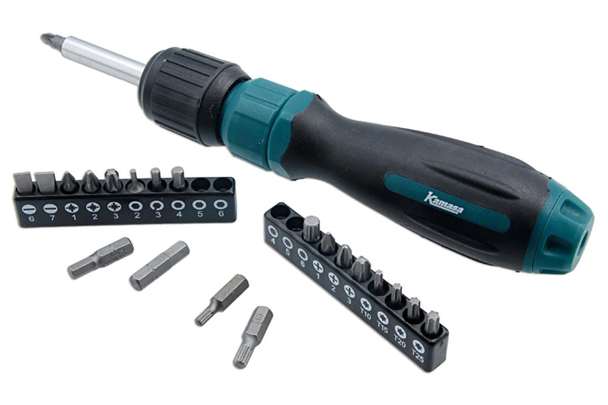 Ratschen Schraubendreher mit Bits