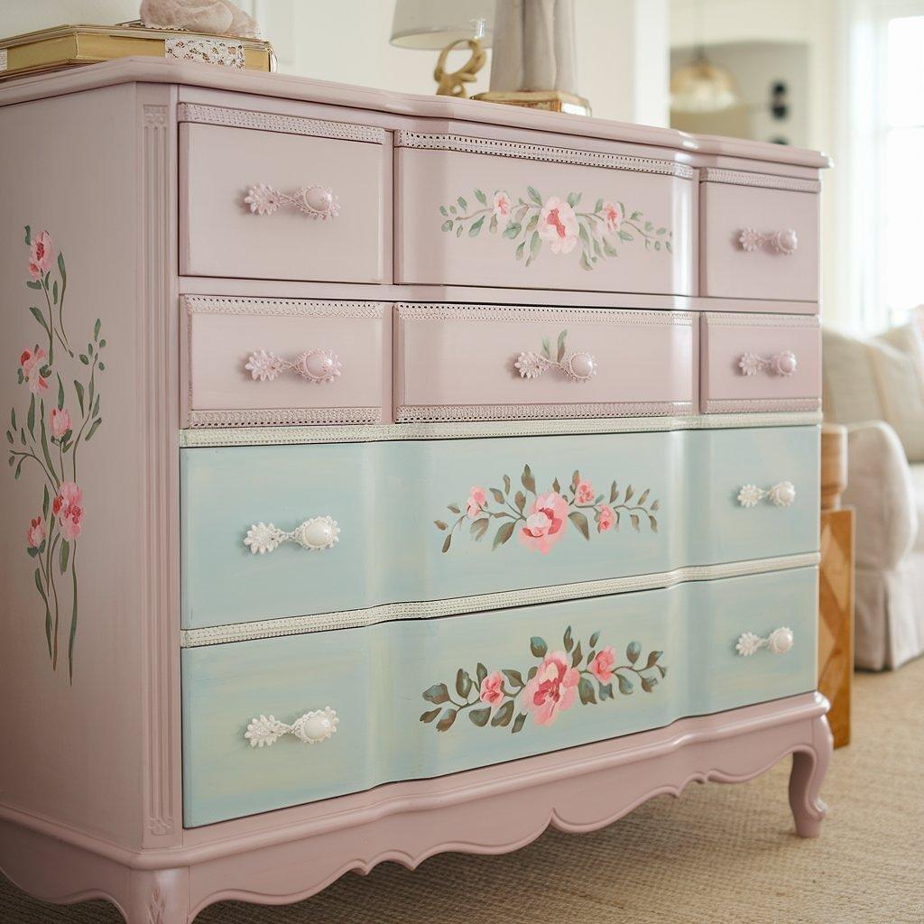 Shabby Chic Möbel mit Kreidefarbe