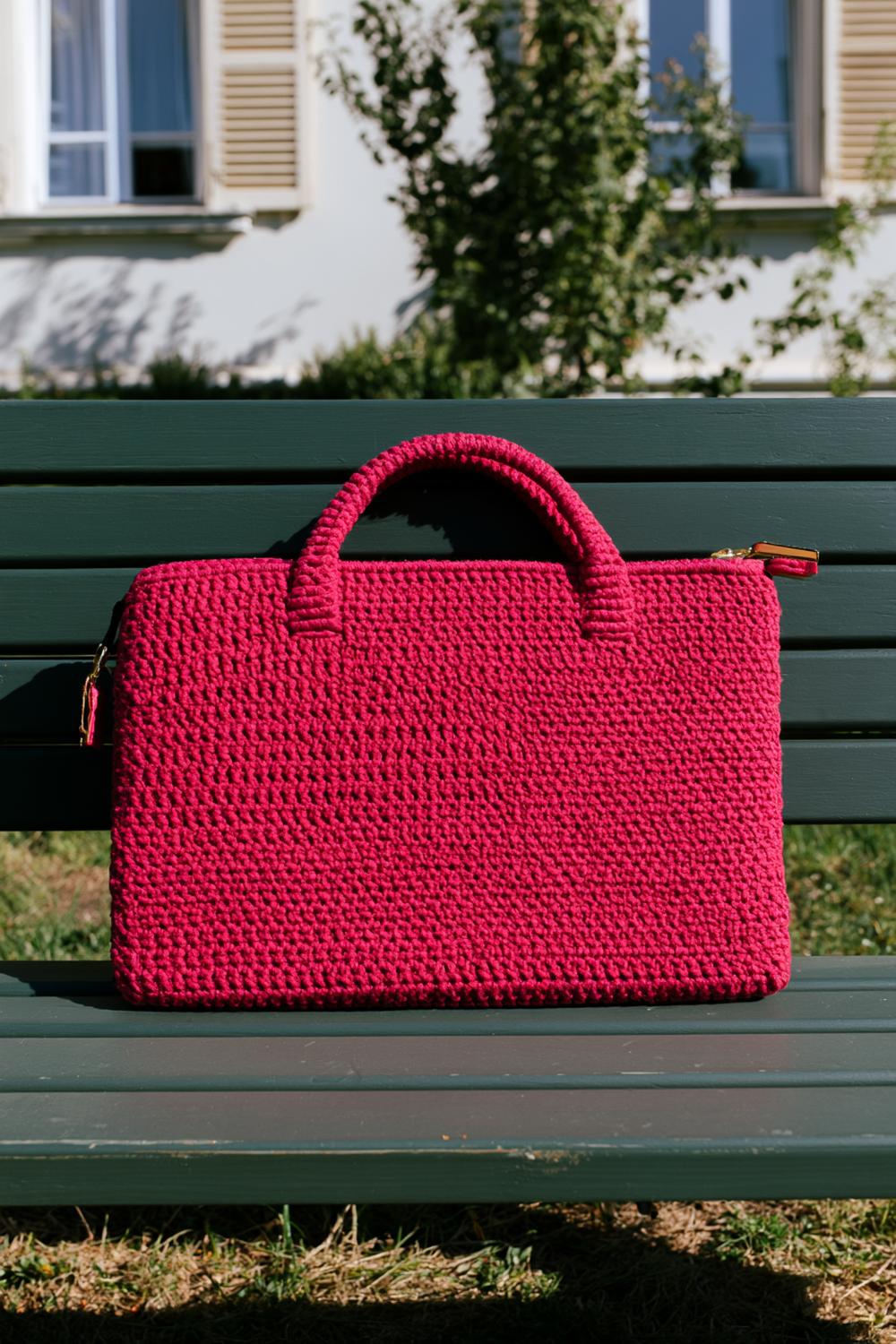 Pinke Laptop-Hülle