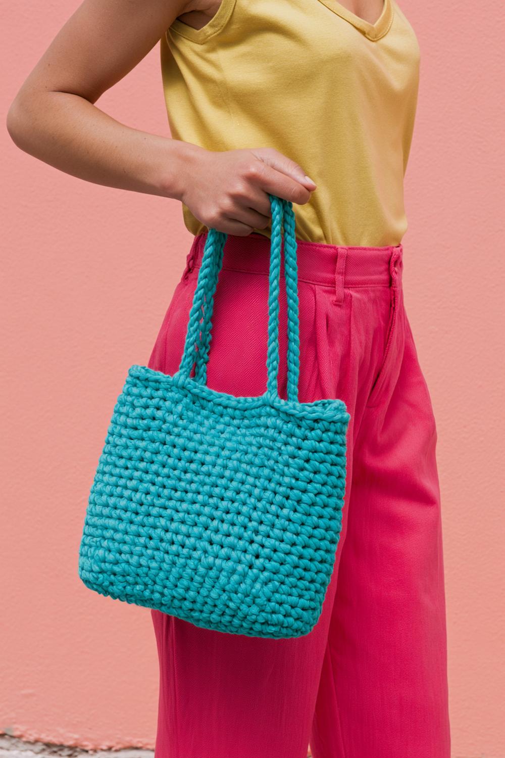 Türkise Mini-Shopper