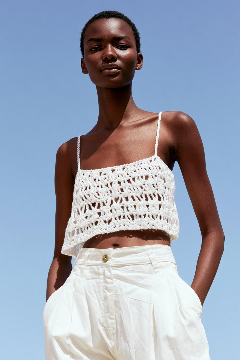 Minimalistisches Bandeau-Top