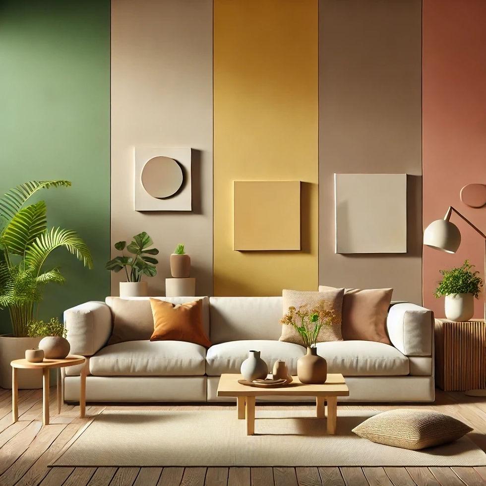 Moderne Räume mit Trendfarben