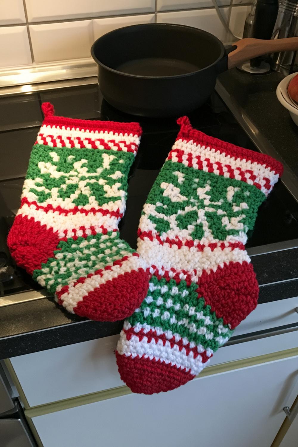 Festliche Küchen-Topflappen